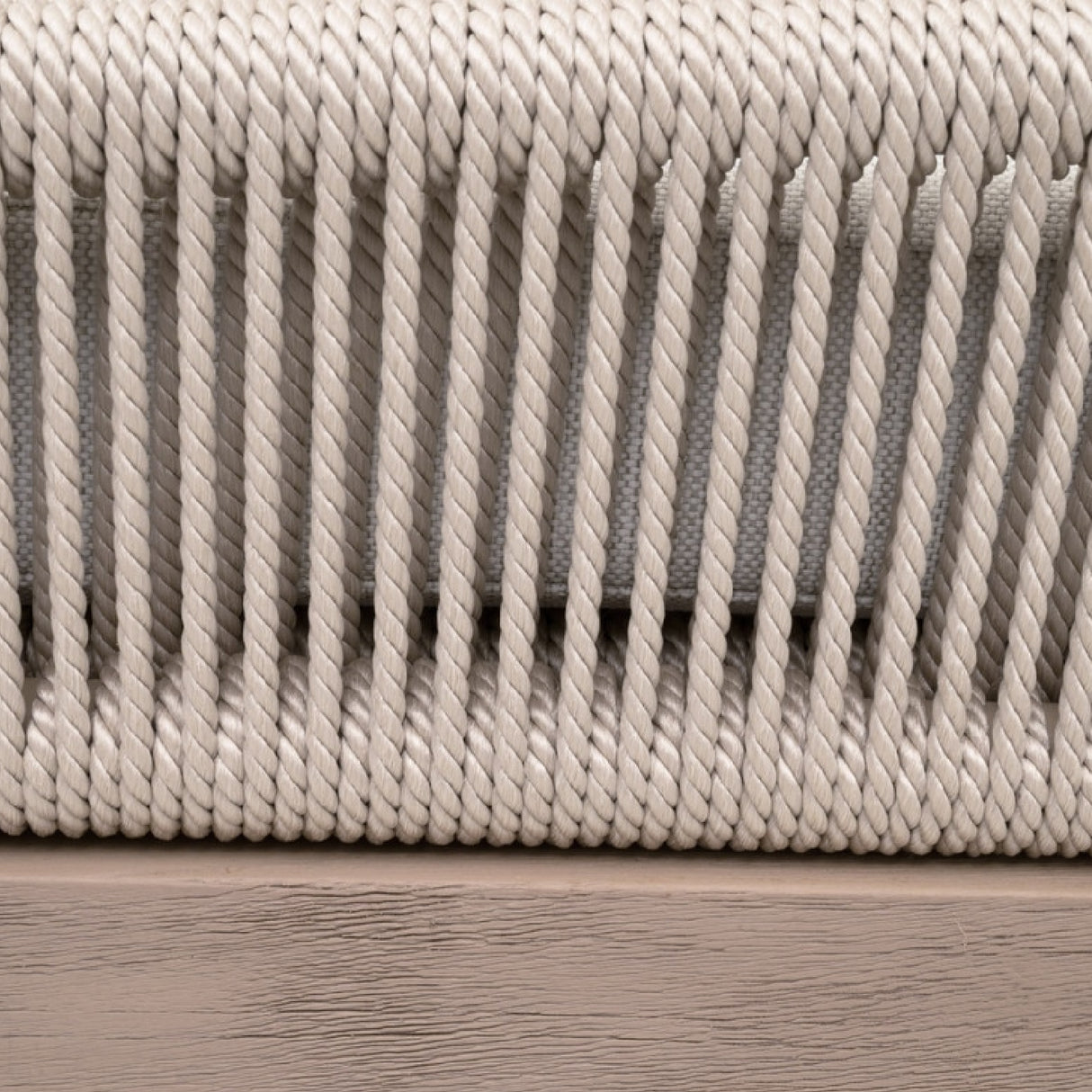 Beige Rope Outdoor Dining Chairs (2) | Oroa.com