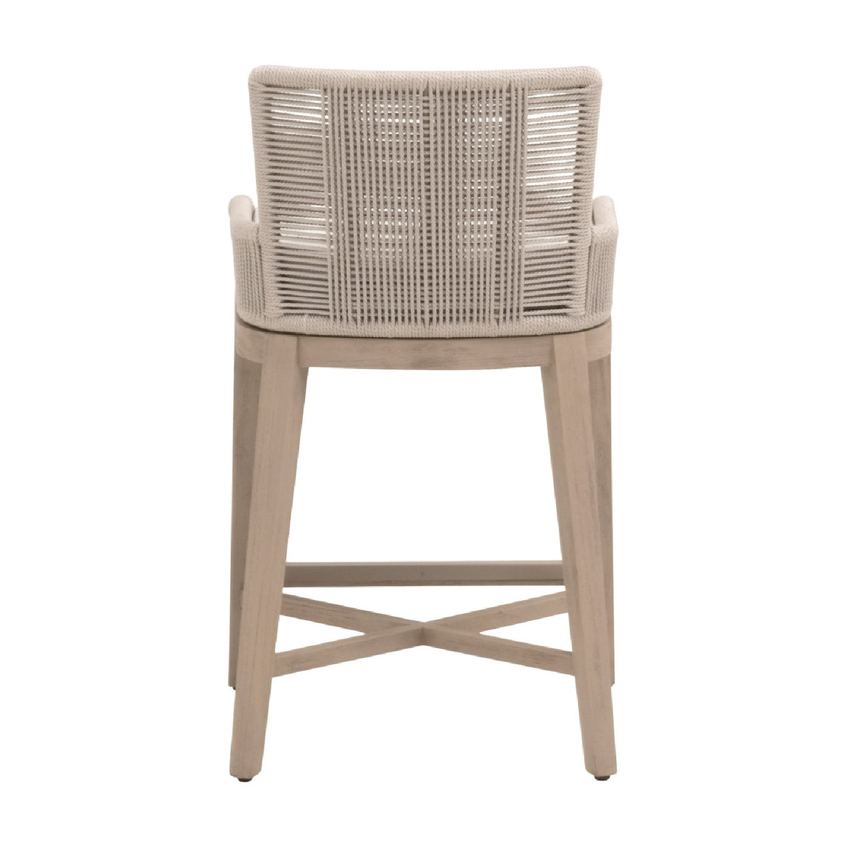 Beige Rope Outdoor Counter Stool | Oroa.com