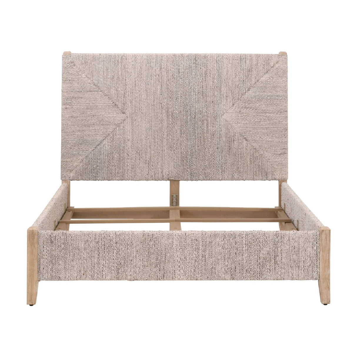 Whitewashed Abaca Rope Bed | Oroa.com