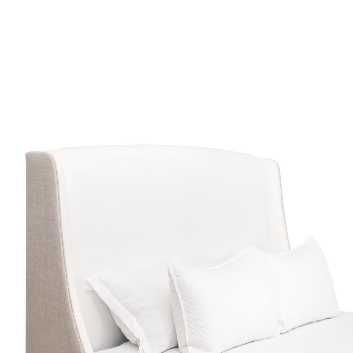 Beige Fabric Bed | Oroa.com