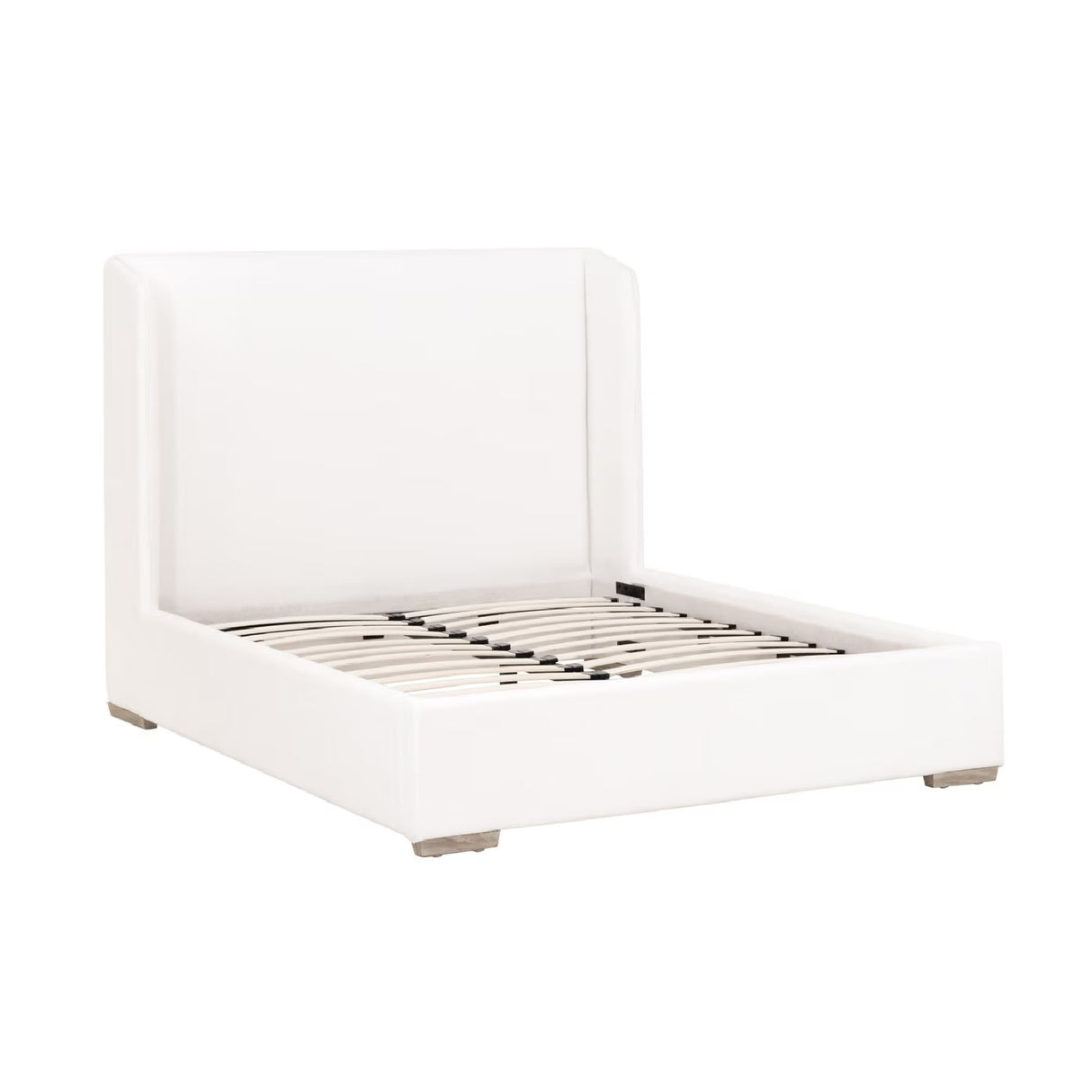 White Upholstered Queen Bed | Oroa.com