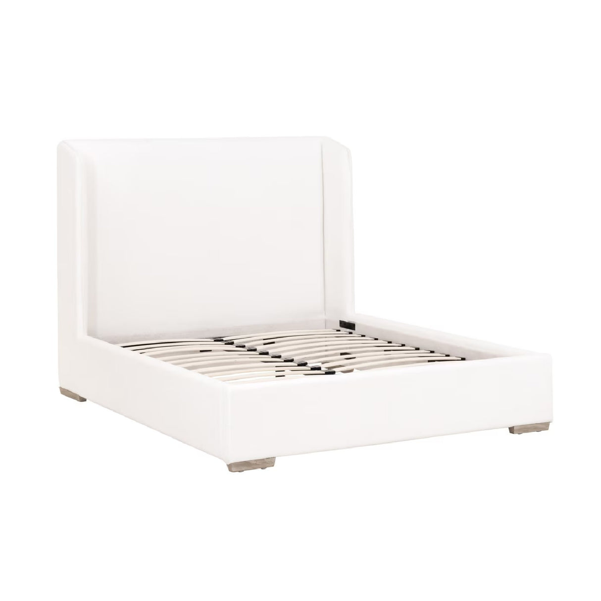 White Upholstered California King Bed | Oroa.com