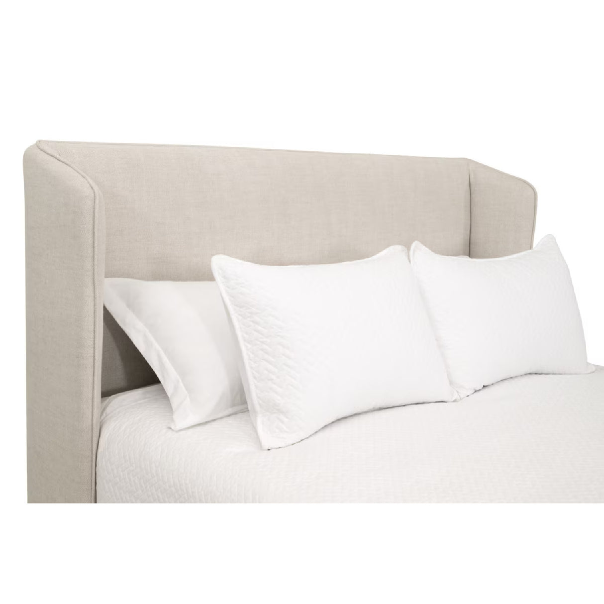 Modern European furniture - Winged Headboard Kind Bed - www.oroa.com | Oroa.com