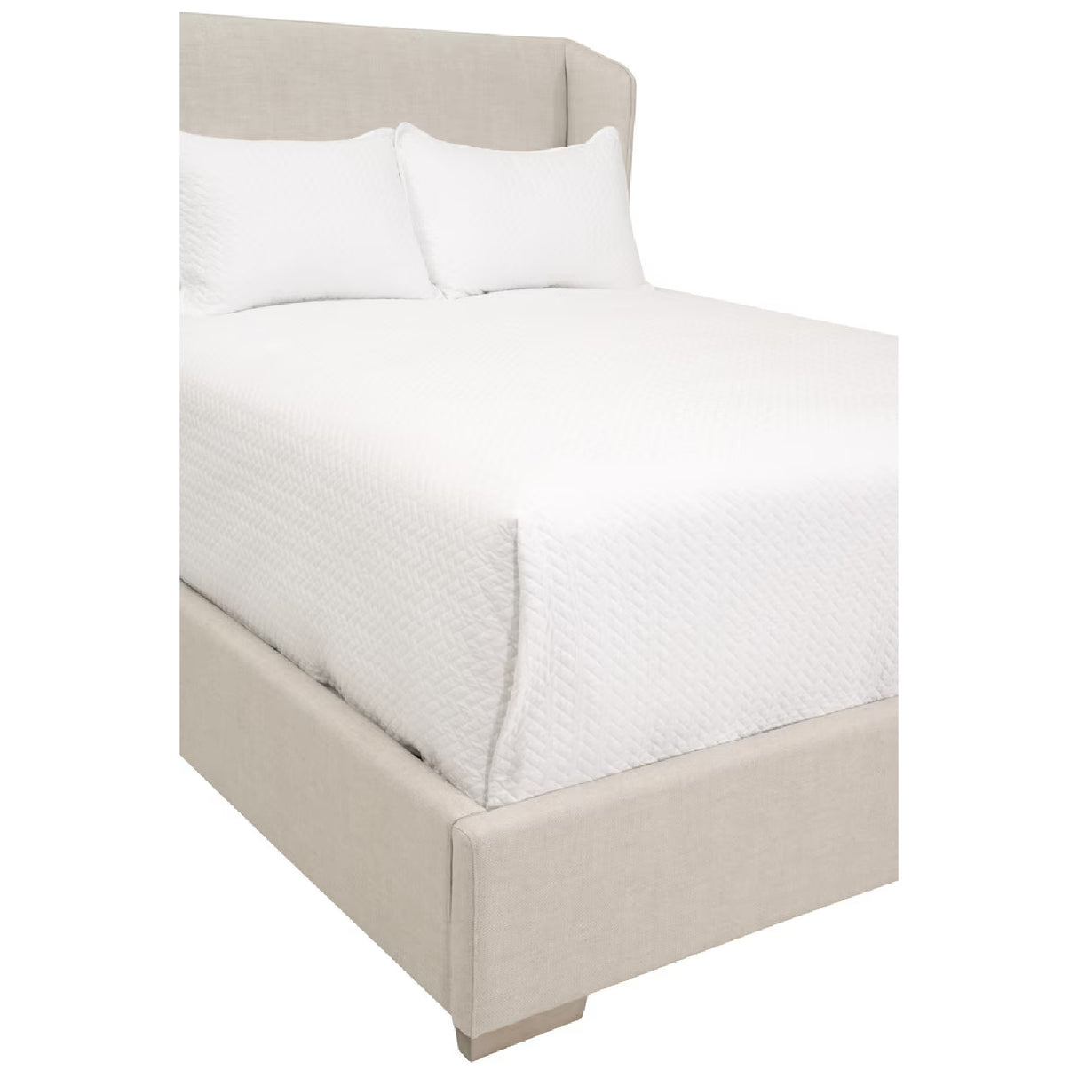 Modern European furniture - Winged Headboard Kind Bed - www.oroa.com | Oroa.com