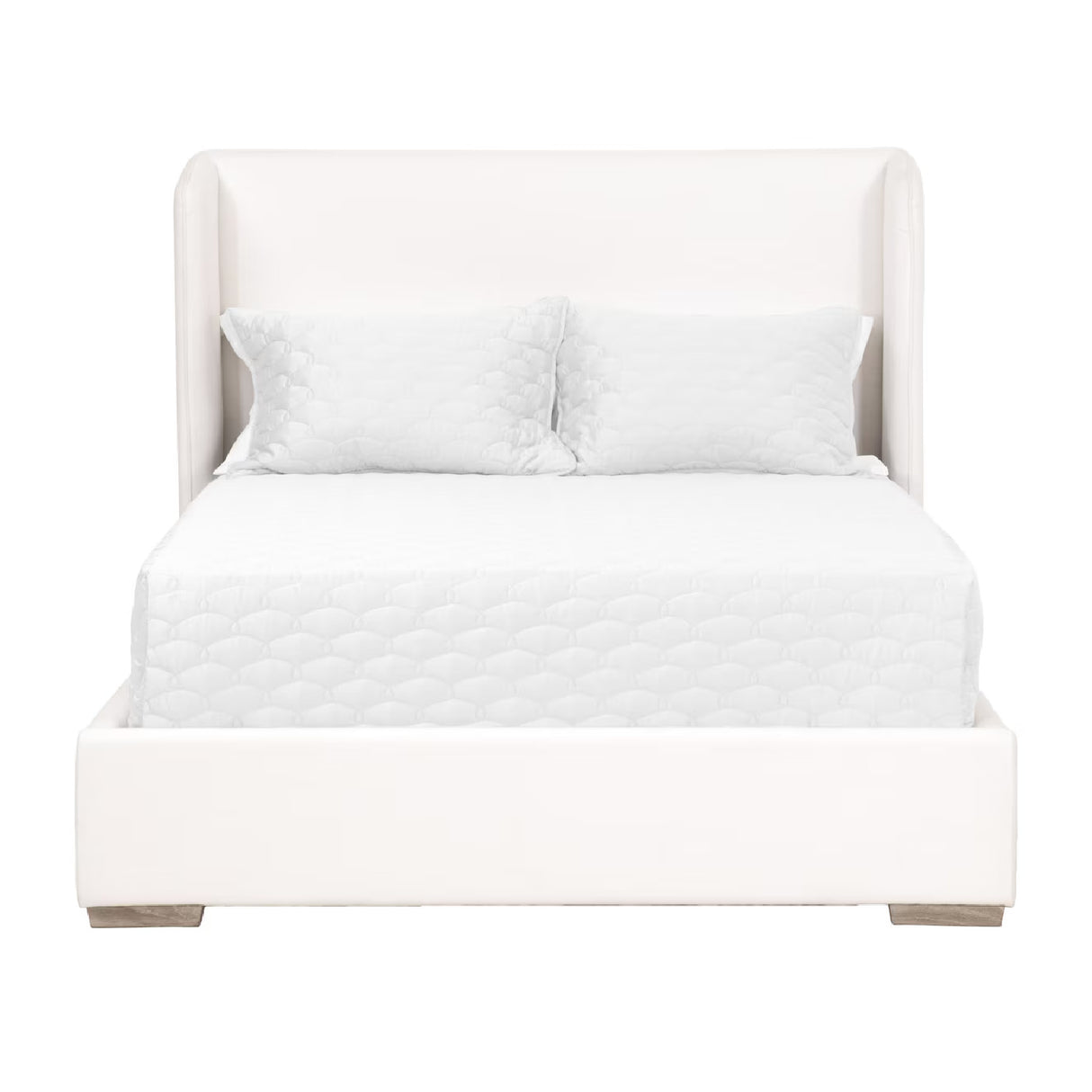 Modern European furniture - Winged Headboard Kind Bed - www.oroa.com | Oroa.com