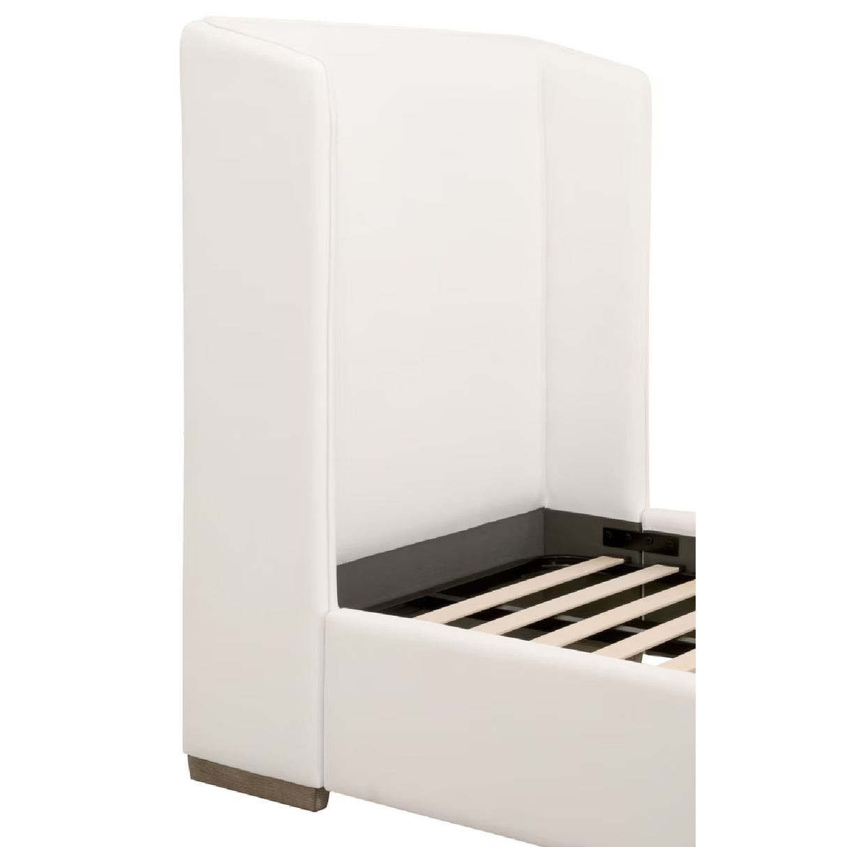 White Upholstered Twin Bed | Oroa.com