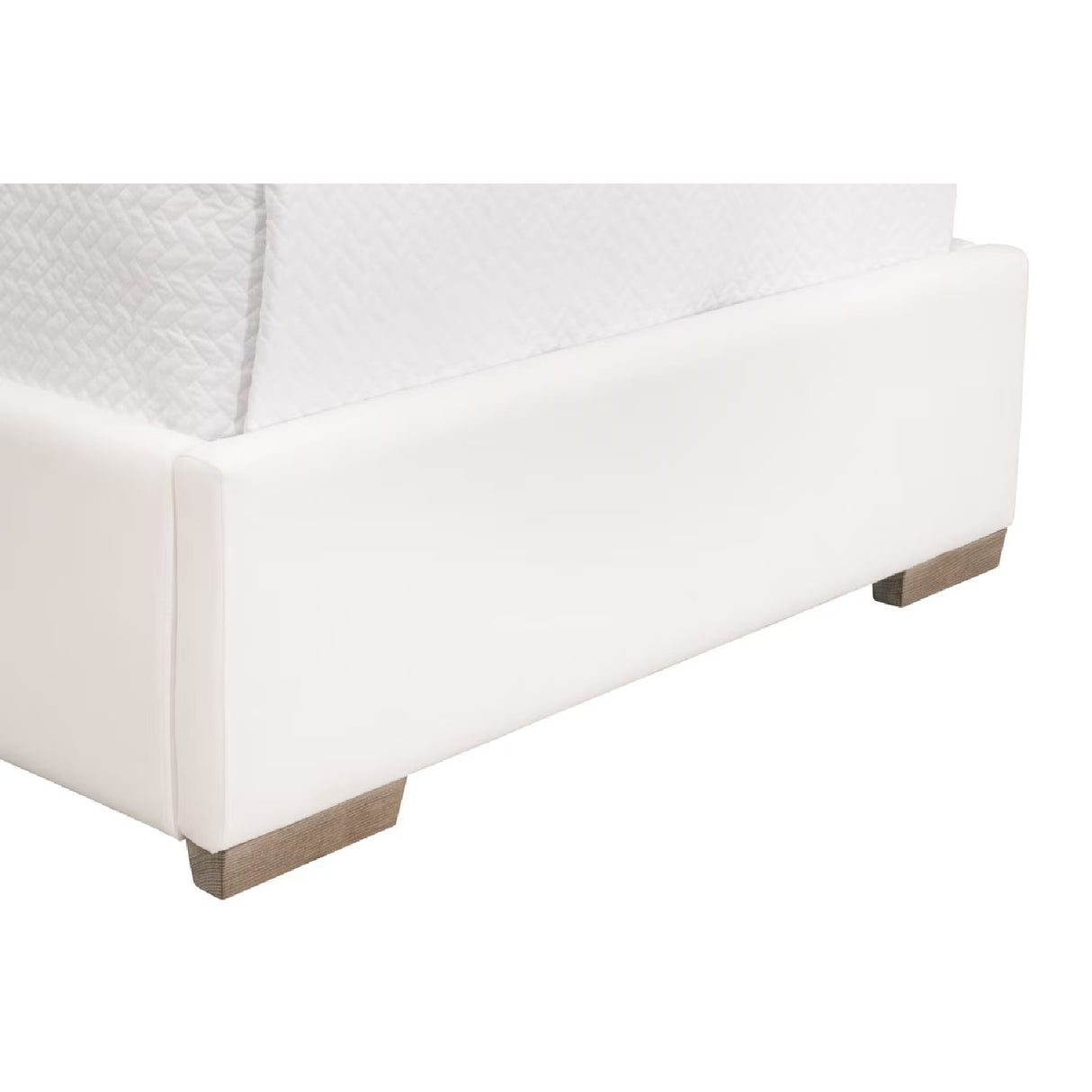 White Upholstered Twin Bed | Oroa.com