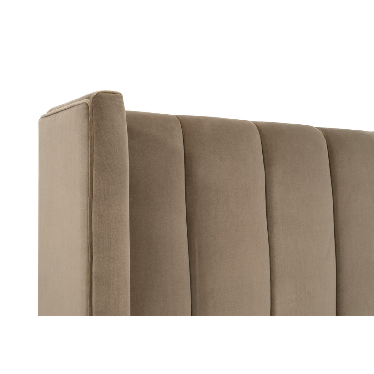 Channeled Velvet King Bed | Oroa.com
