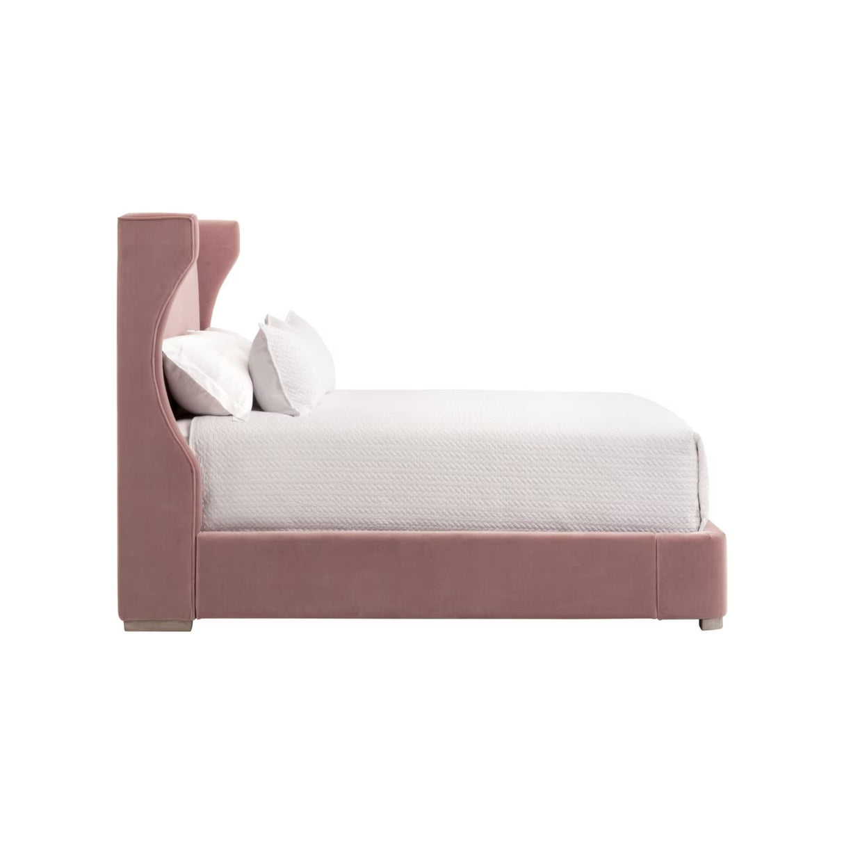 Wing-Shaped Headboard Queen Bed | Oroa.com