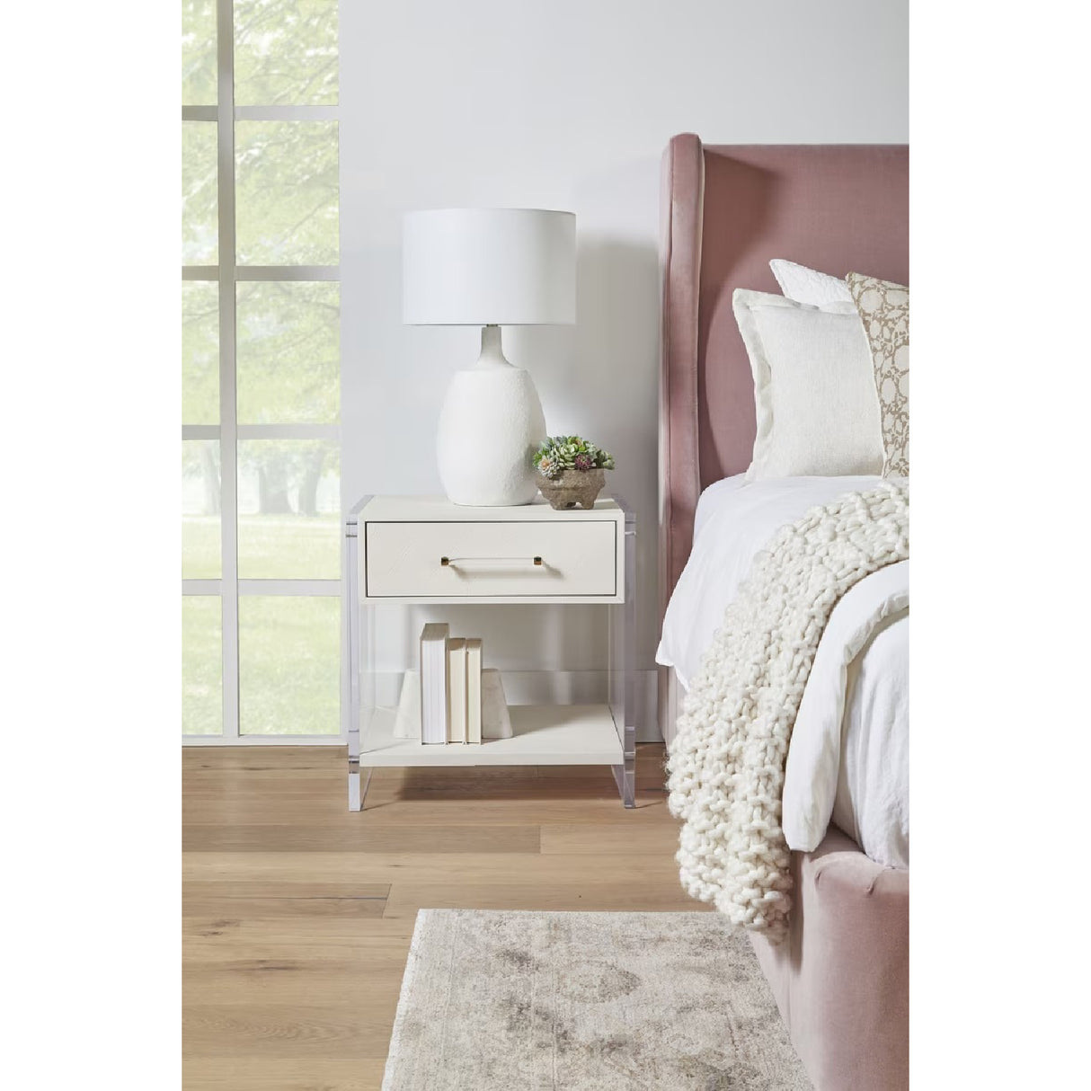 Velvet Winged Twin Bed | Oroa.com