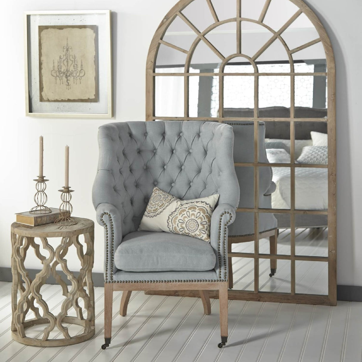 Elm Openwork End Table | Oroa.com