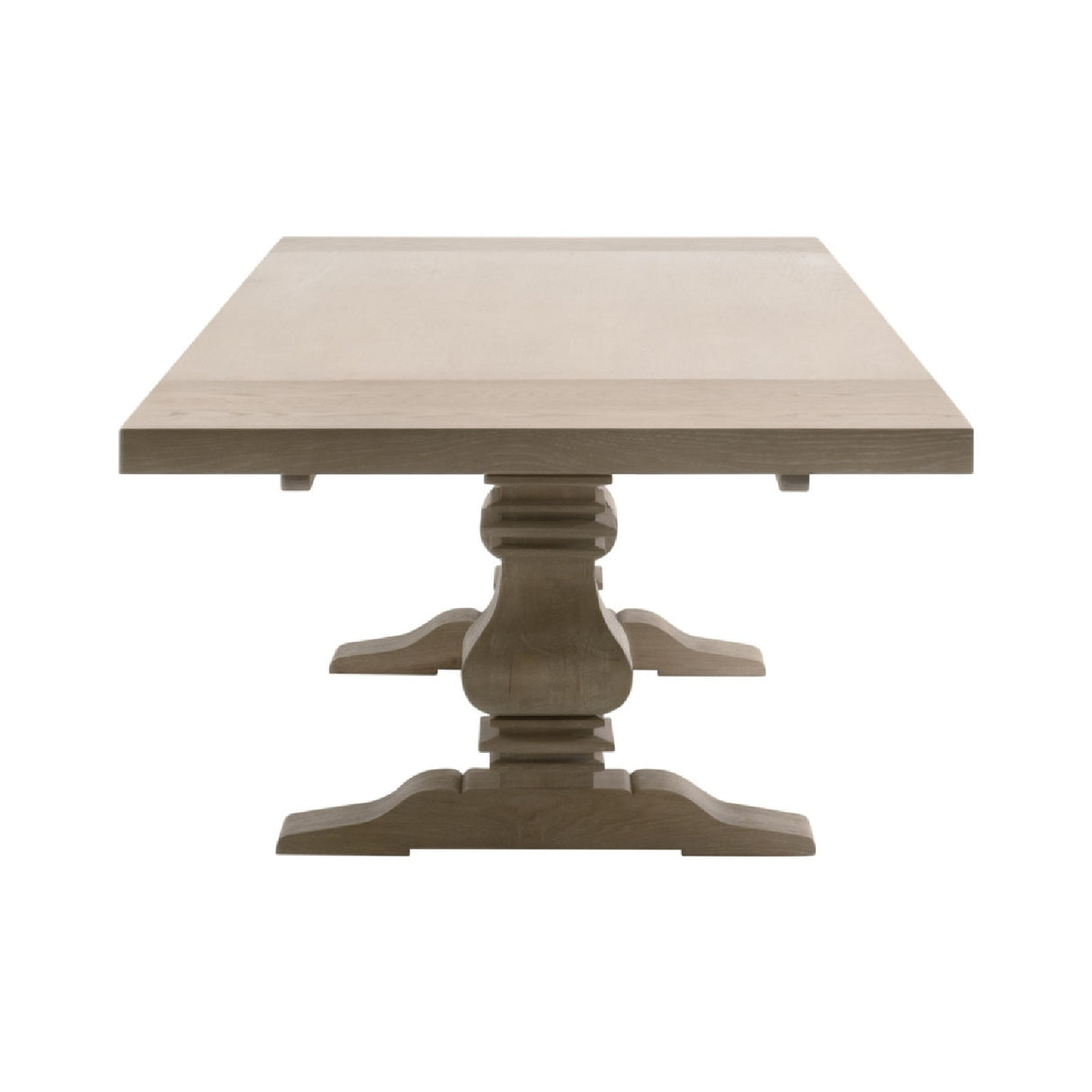 Extendable Gray Oak Dining Table | Oroa.com