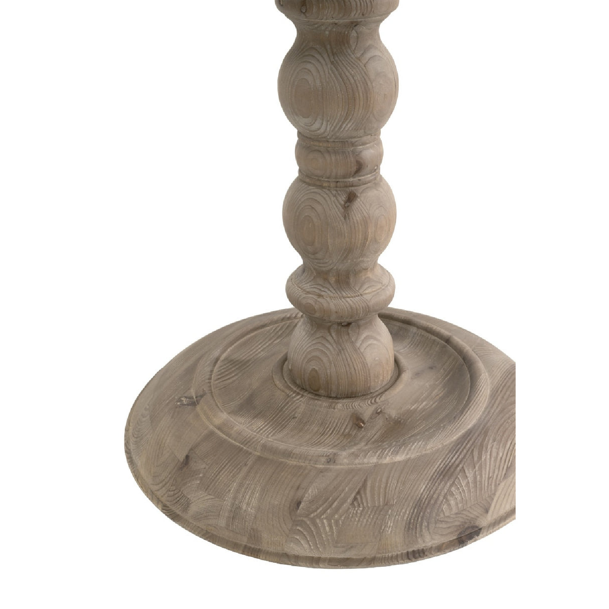 Gray Pine Round Dining Table | Oroa.com
