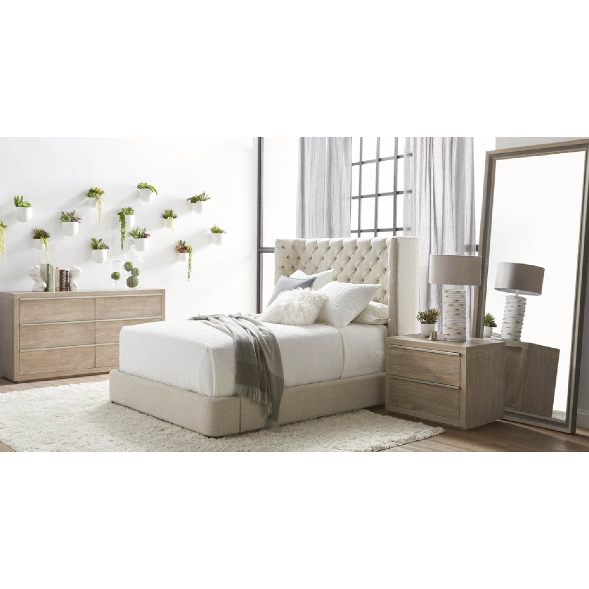 Two-Toned Pine Mirror | Oroa.com
