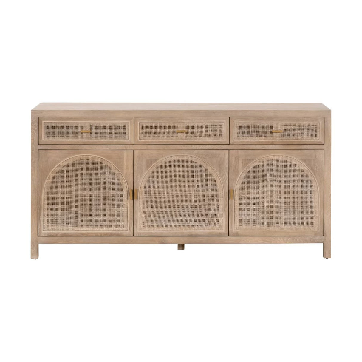Smoked Gray Oak Media Sideboard | Oroa.com