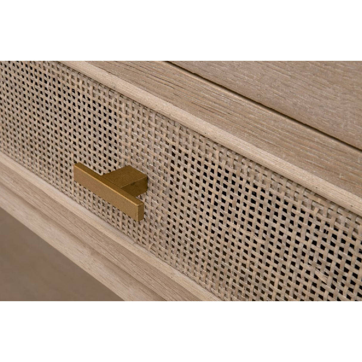 Gray Oak 2-Drawer Console Table | Oroa.com