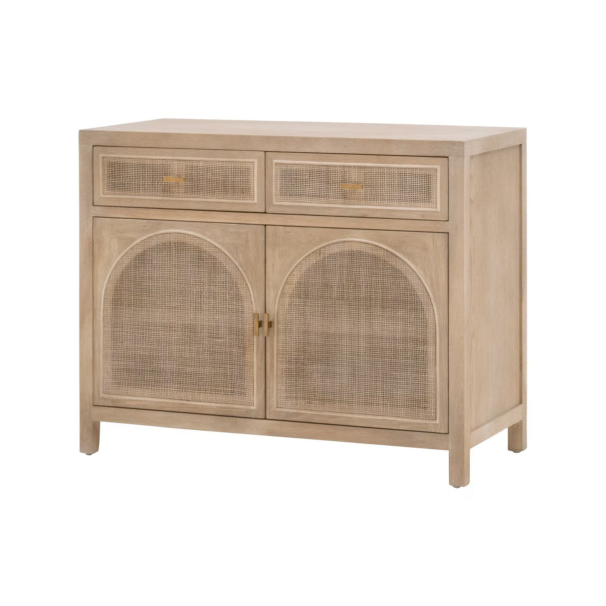Smoked Gray Oak Media Cabinet | Oroa.com