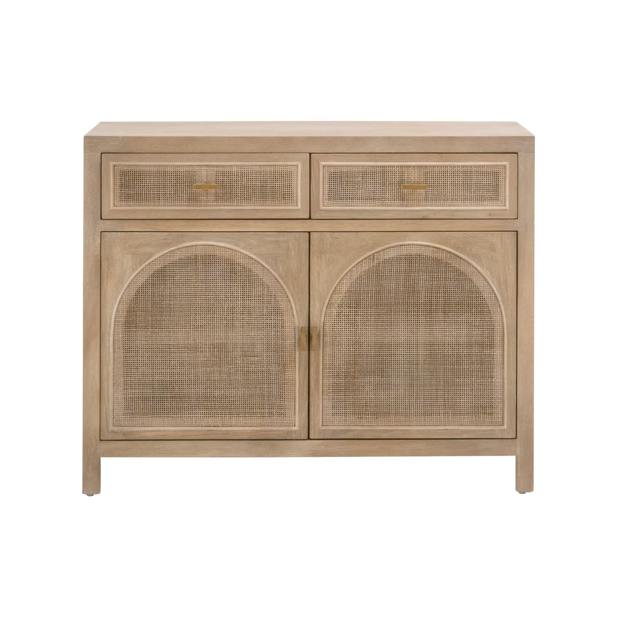 Smoked Gray Oak Media Cabinet | Oroa.com