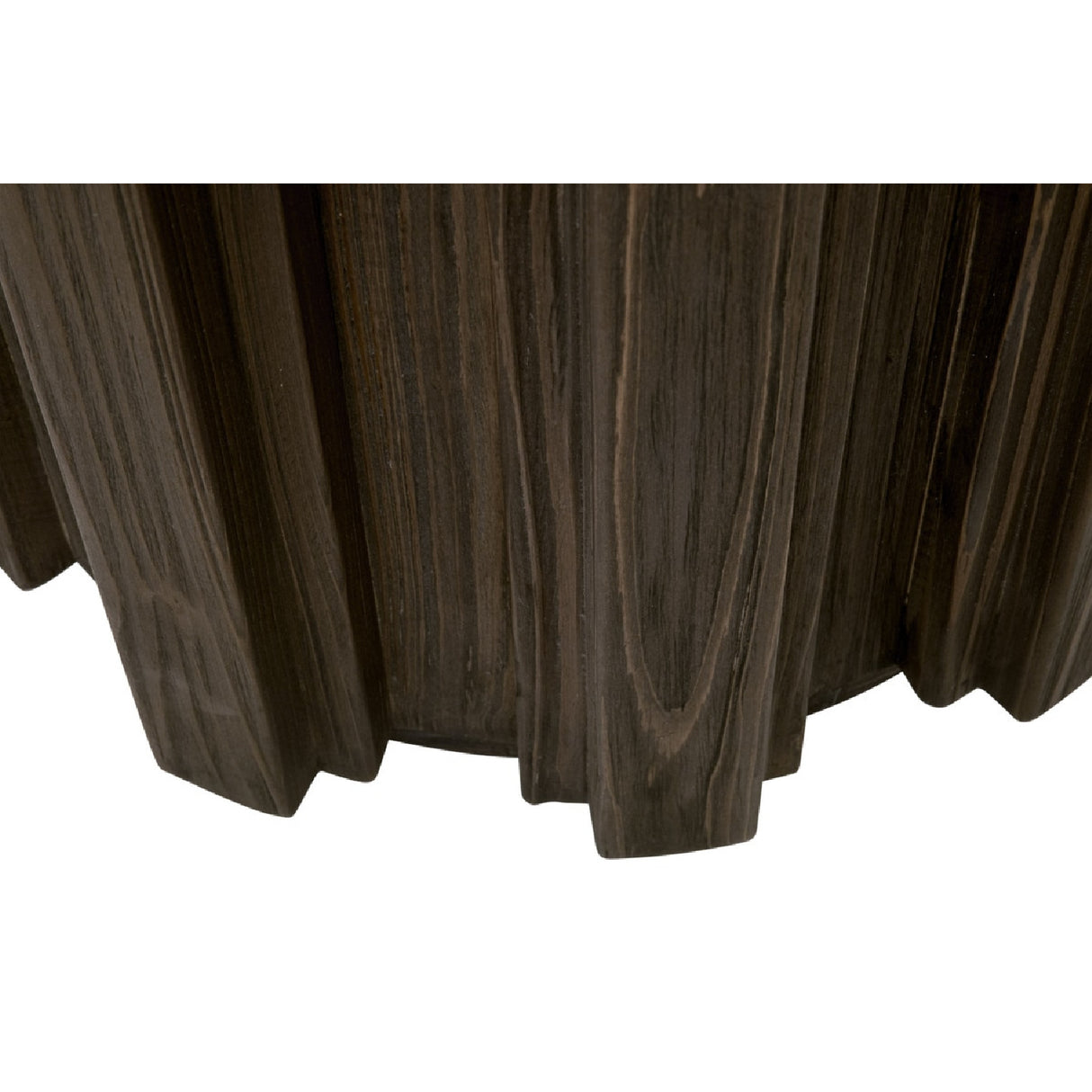 Fluted Pine Accent Table | Oroa.com
