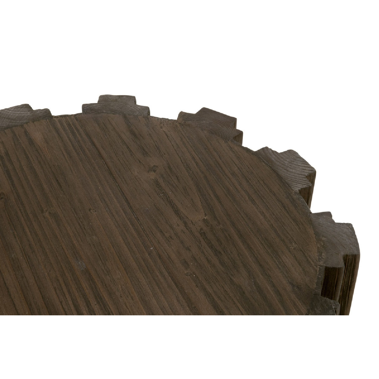 Fluted Pine Accent Table | Oroa.com
