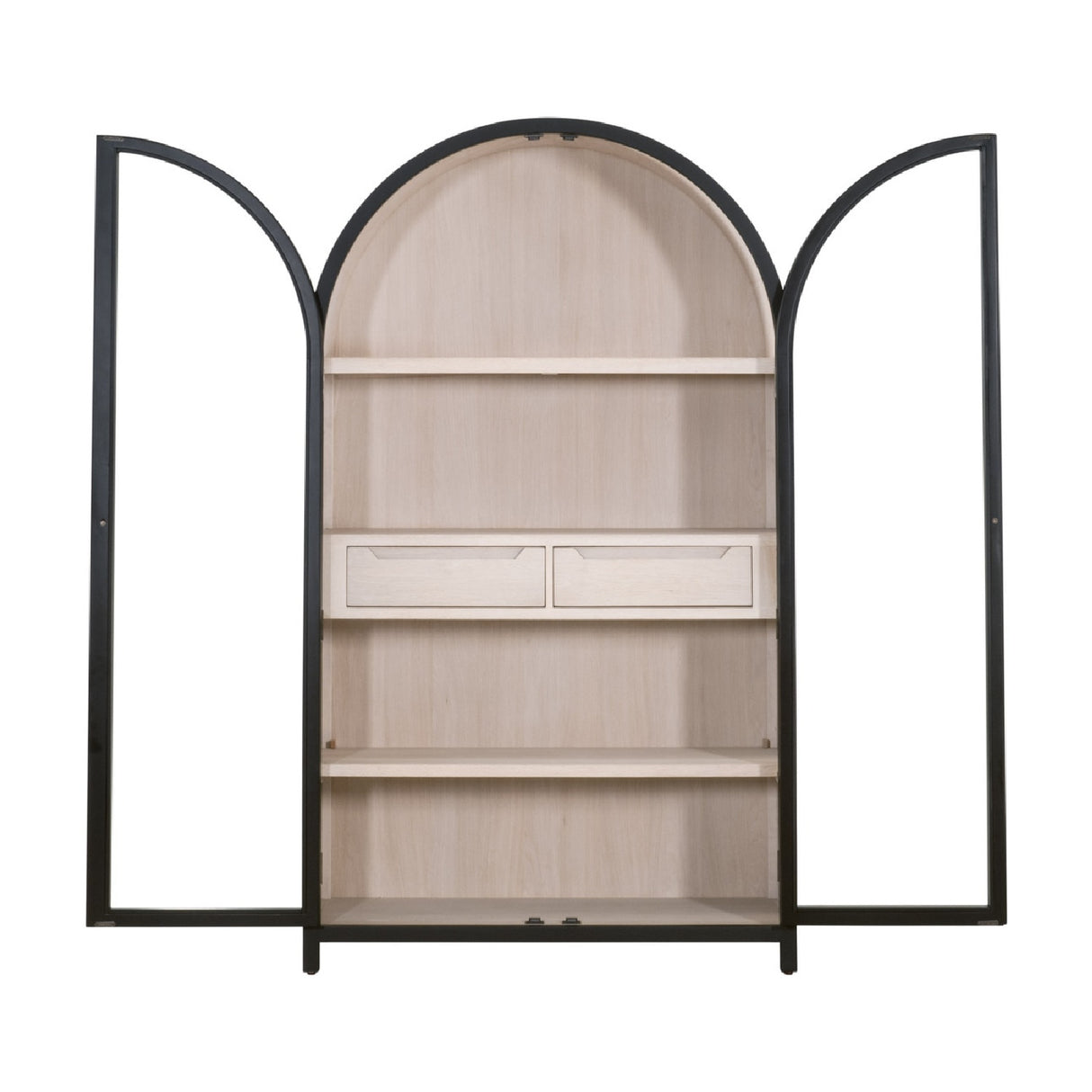 Black Birch Arched Display Cabinet | Oroa.com