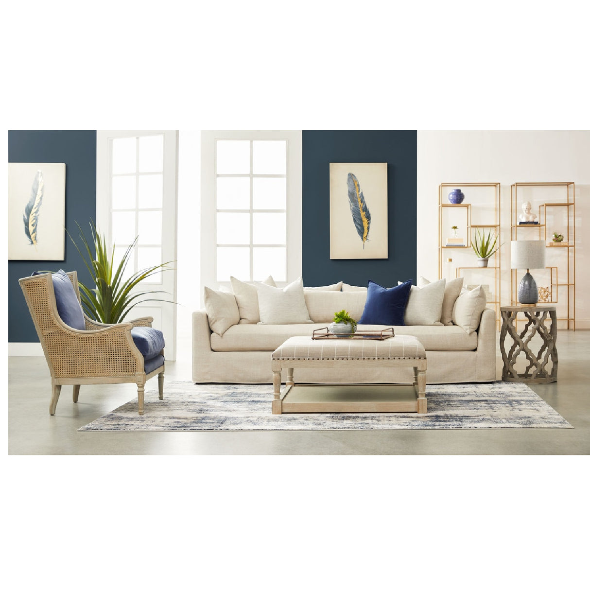 Natural Birch Wood Lounge Chair | Oroa.com