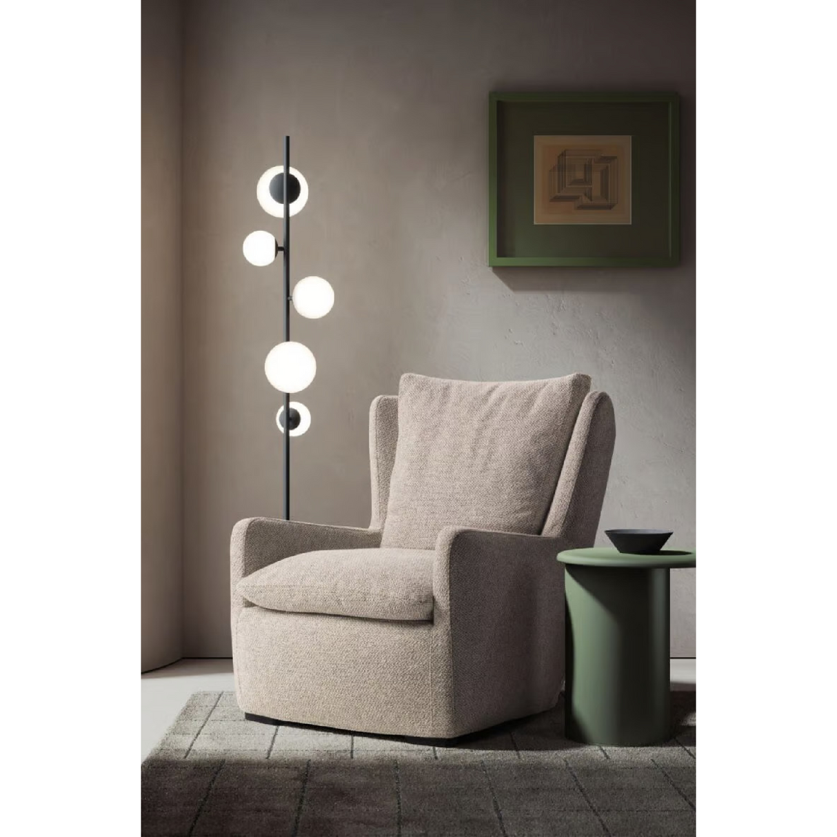 Modern Winged Lounge Chair | Marac Fanny