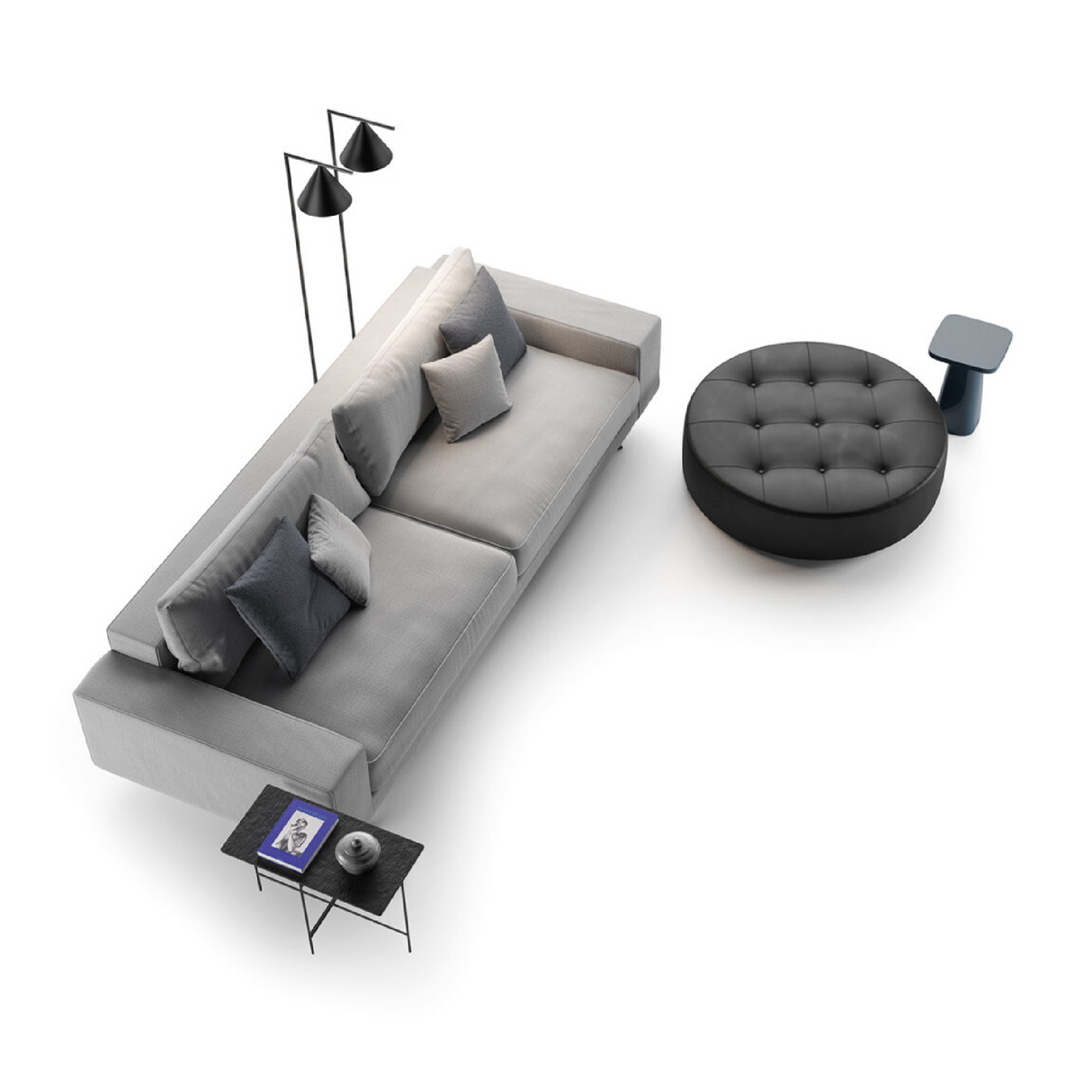 Splayed Leg Sofa | Marac Metropoli | Oroa.com