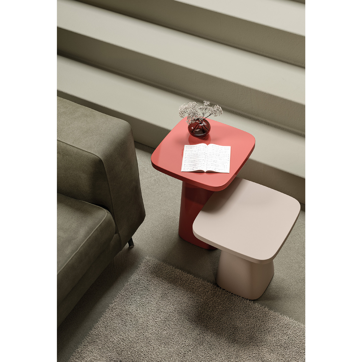 Lacquered Wood Side Table | Marac Mik