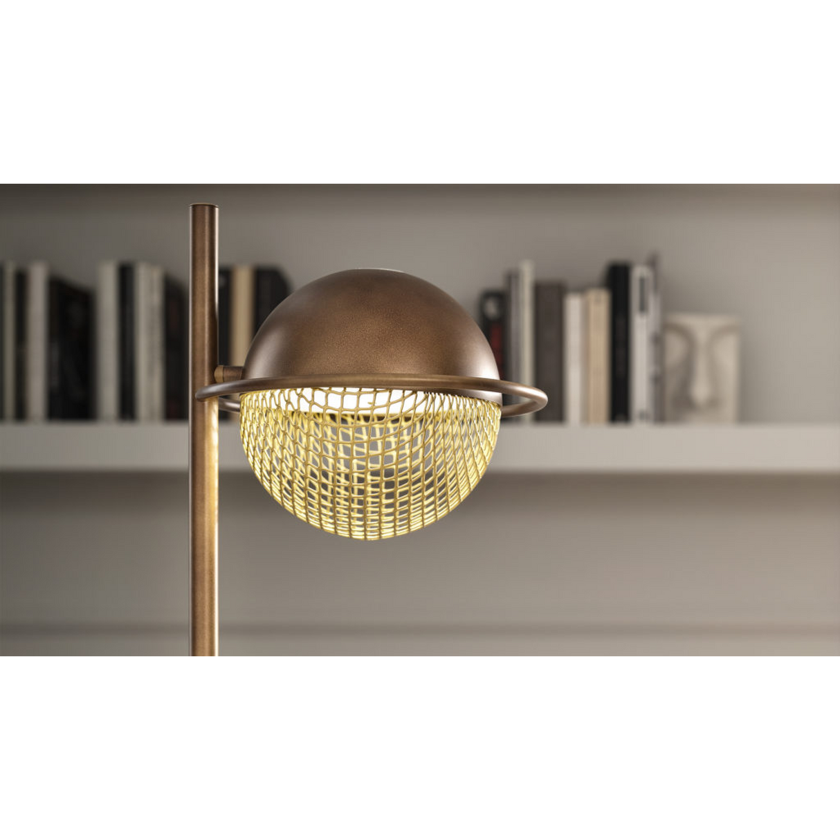 Metal Mesh Sphere Table Lamp | Masiero Iglù