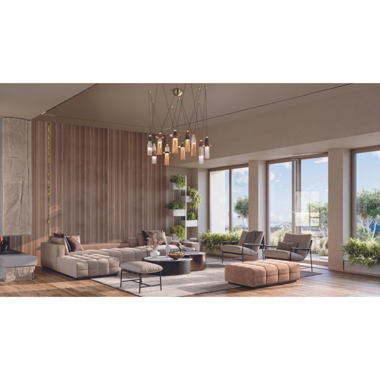 Orb Accent Hanging Lamp | Masiero Nappe XL3