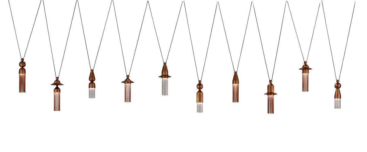 Geometrical Hanging Lamp Set (10) | Masiero Nappe C10 | Oroa.com