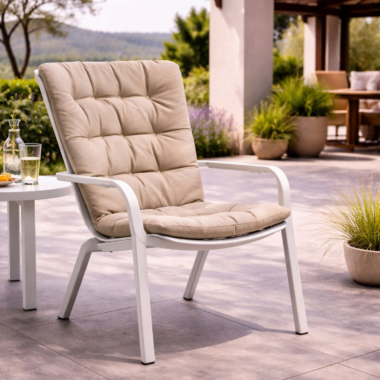 Square Perforated Reclining Armchair | Oroa.com