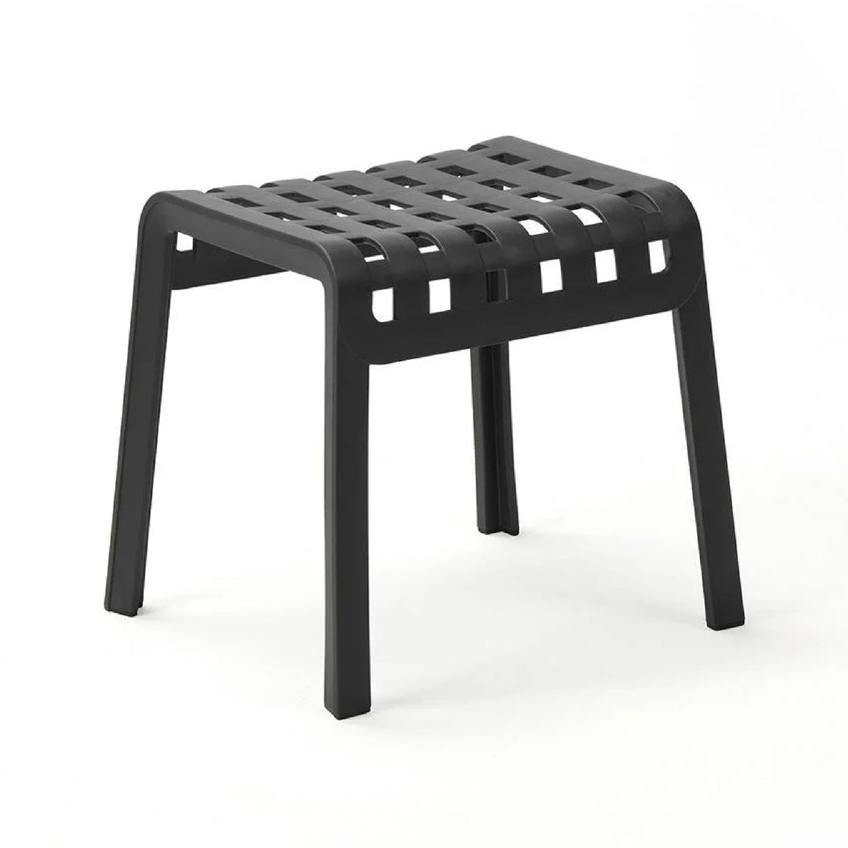 Square Perforated Outdoor Footstool | Oroa.com