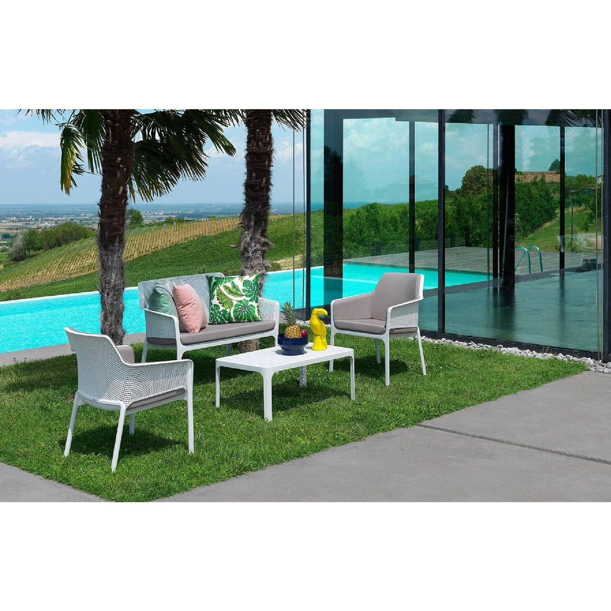 Outdoor Perforated Rectangular Coffee Table | Oroa.com
