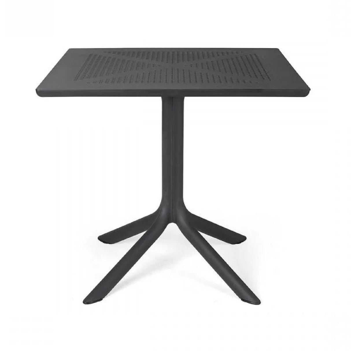 Perforated Square 4-Spoke Outdoor Dining Table | Oroa.com