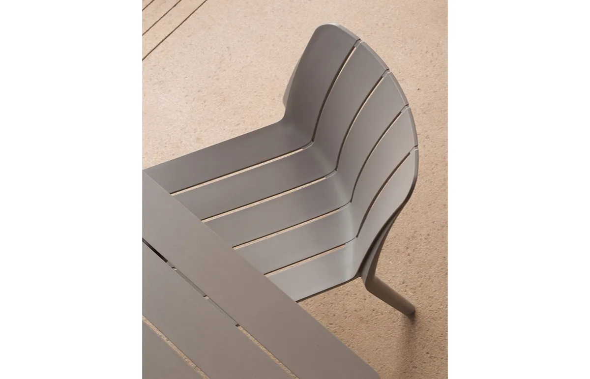 Slatted Outdoor Monobloc Chair | Oroa.com