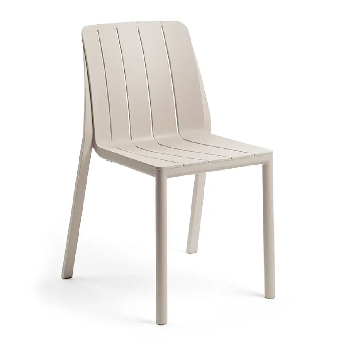 Slatted Outdoor Monobloc Chair | Oroa.com