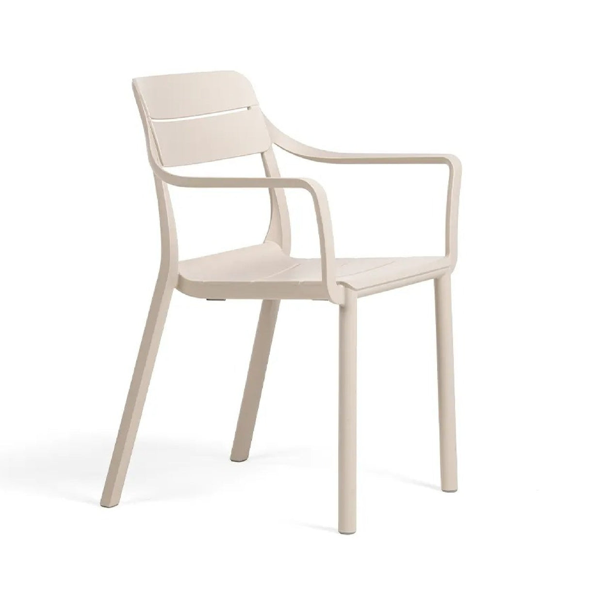 Fiberglass Outdoor Monobloc Dining Armchair | Oroa.com