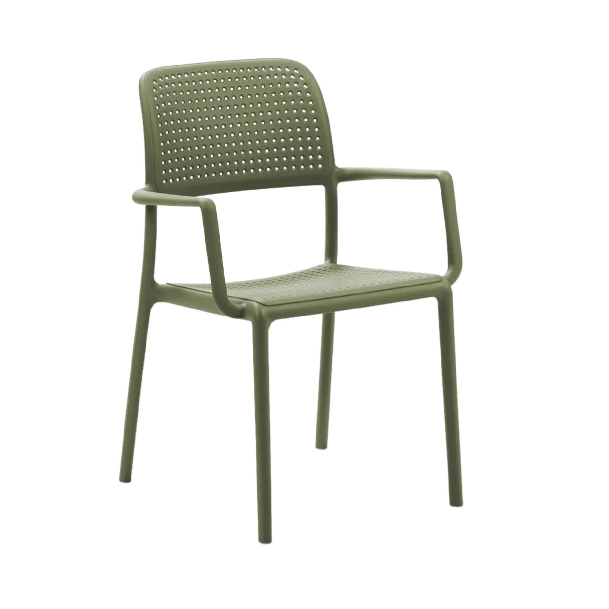 Perforated Fiberglass Outdoor Armchair | Oroa.com