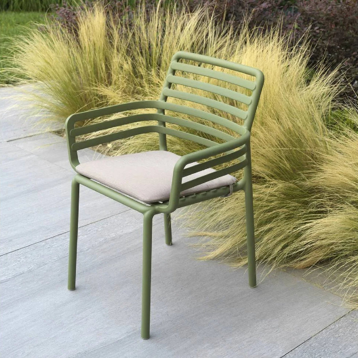 Slatted Outdoor Monobloc Armchair | Oroa.com