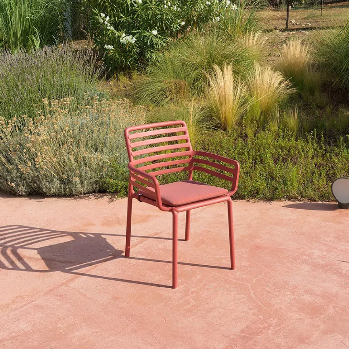 Slatted Outdoor Monobloc Armchair | Oroa.com