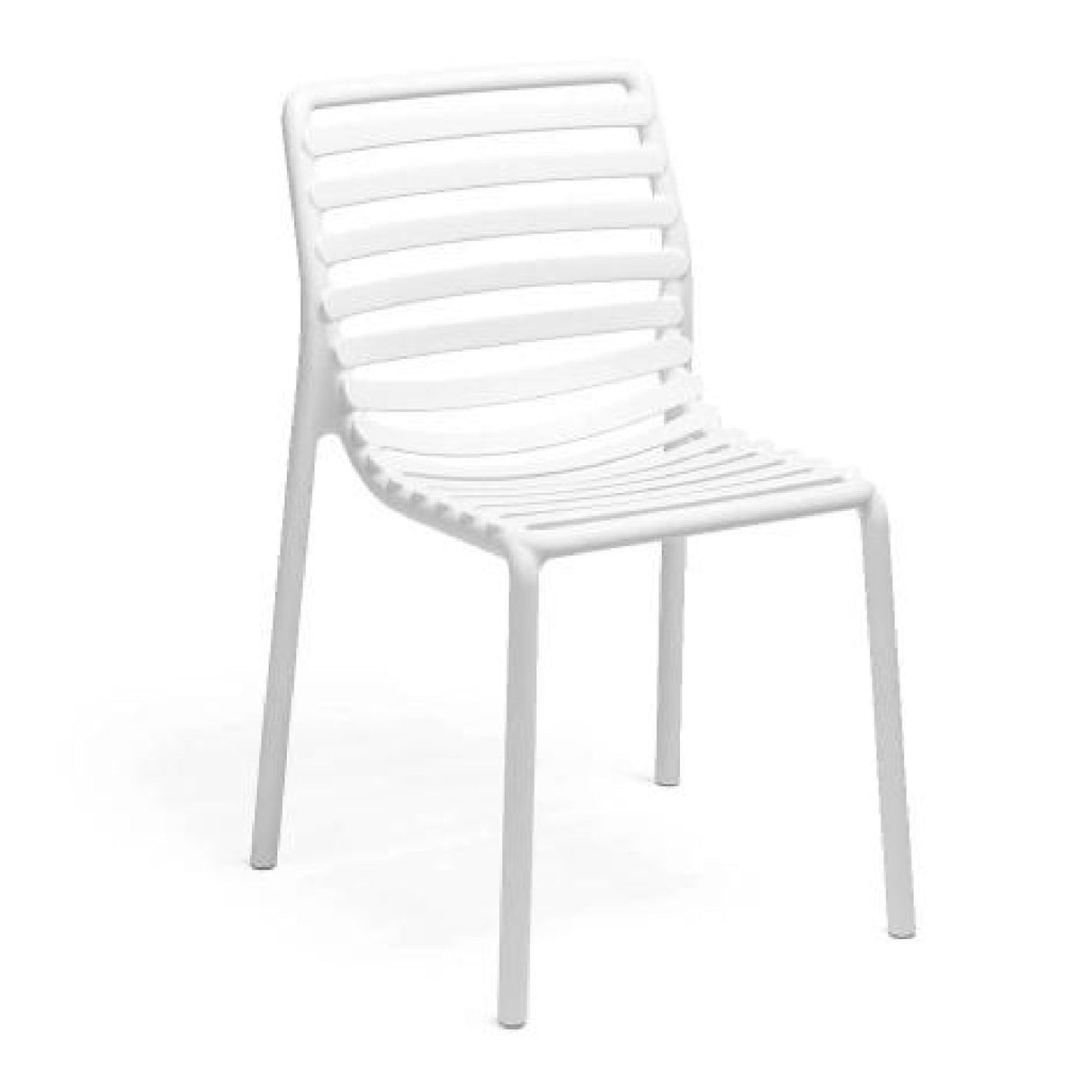 Slatted Outdoor Monobloc Chair | Oroa.com