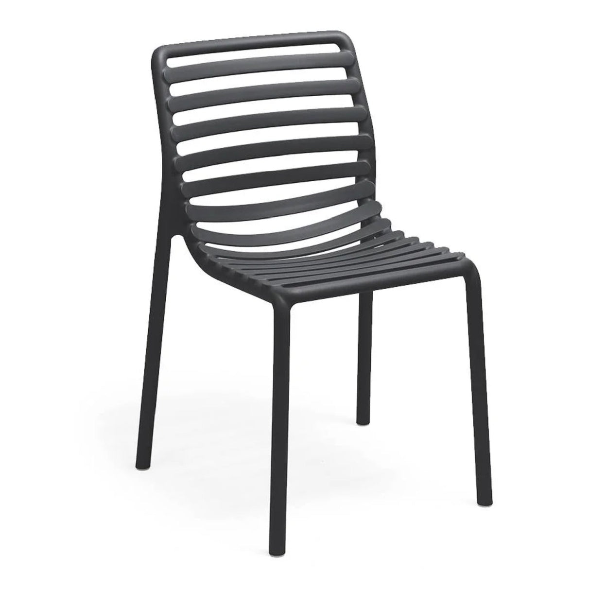 Slatted Outdoor Monobloc Chair | Oroa.com