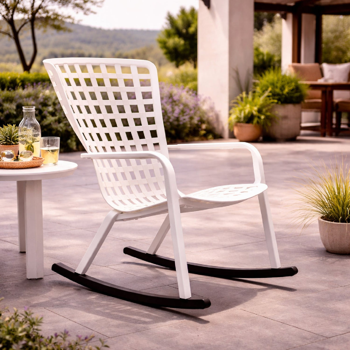 Square Perforated Reclining Armchair | Oroa.com
