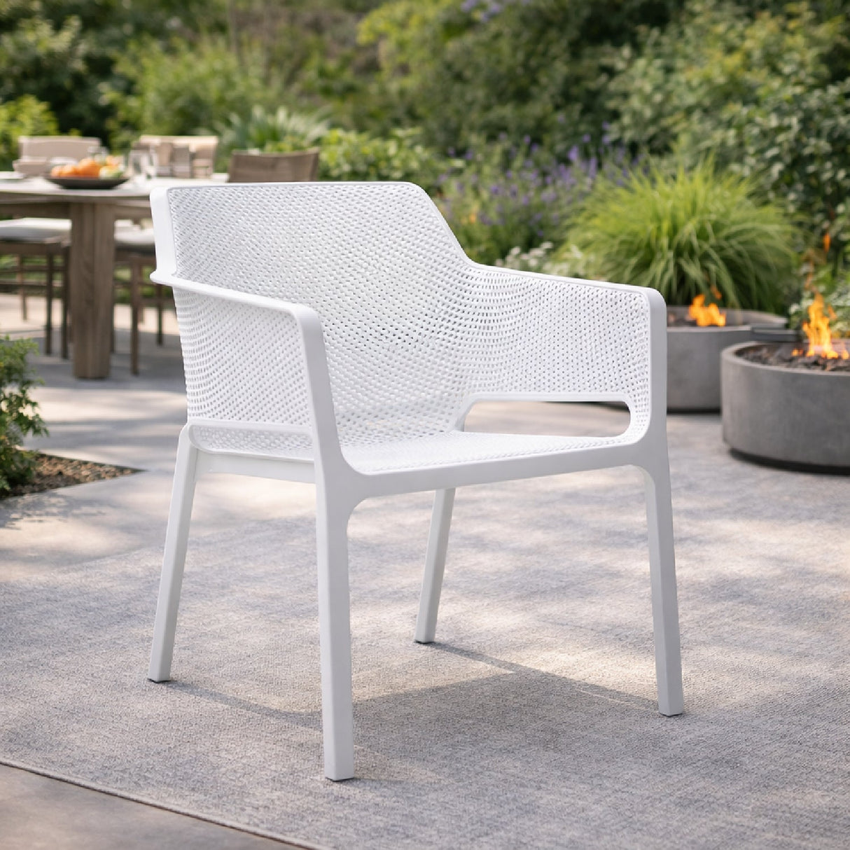 Outdoor Perforated Cushioned Armchair | Oroa.com