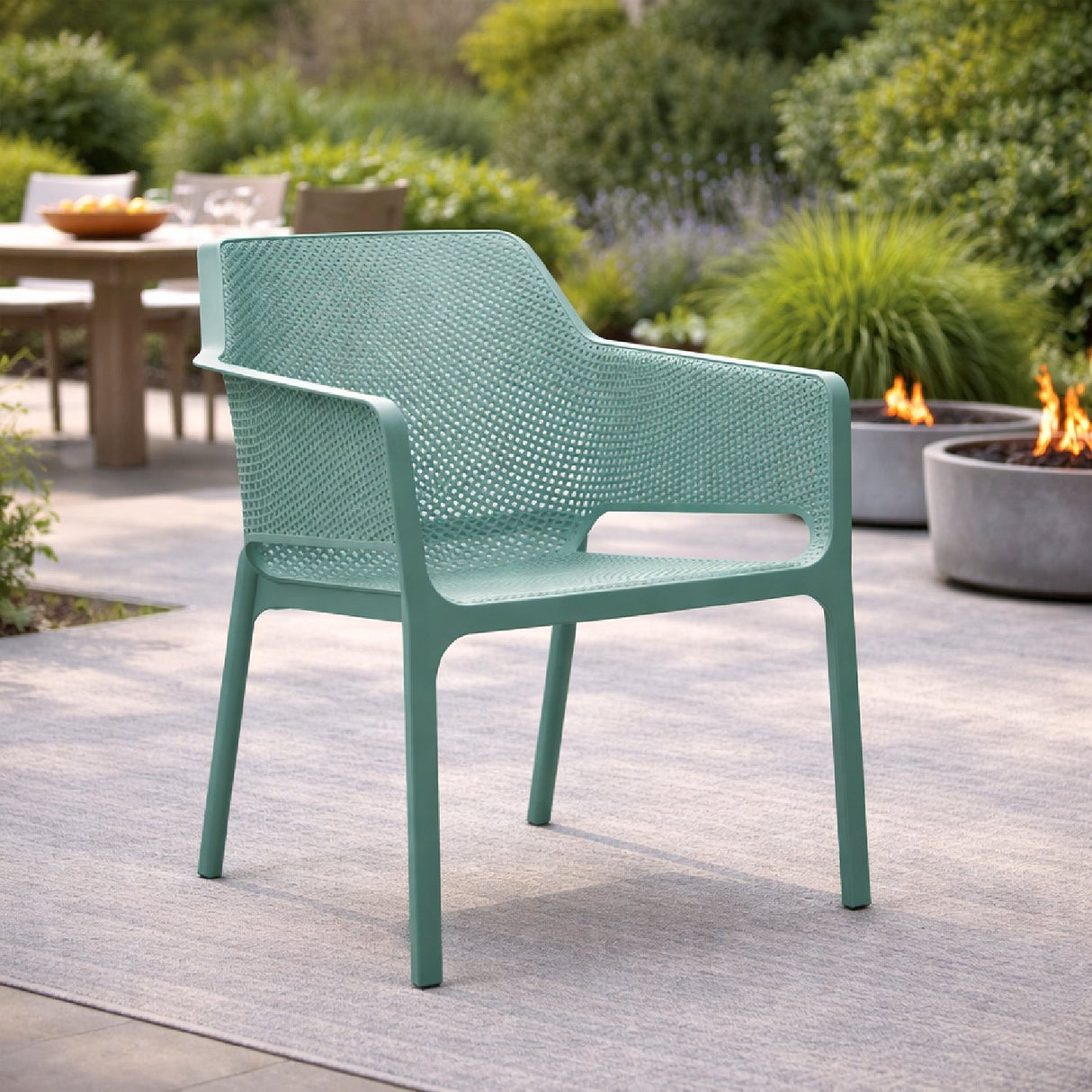 Outdoor Perforated Cushioned Armchair | Oroa.com