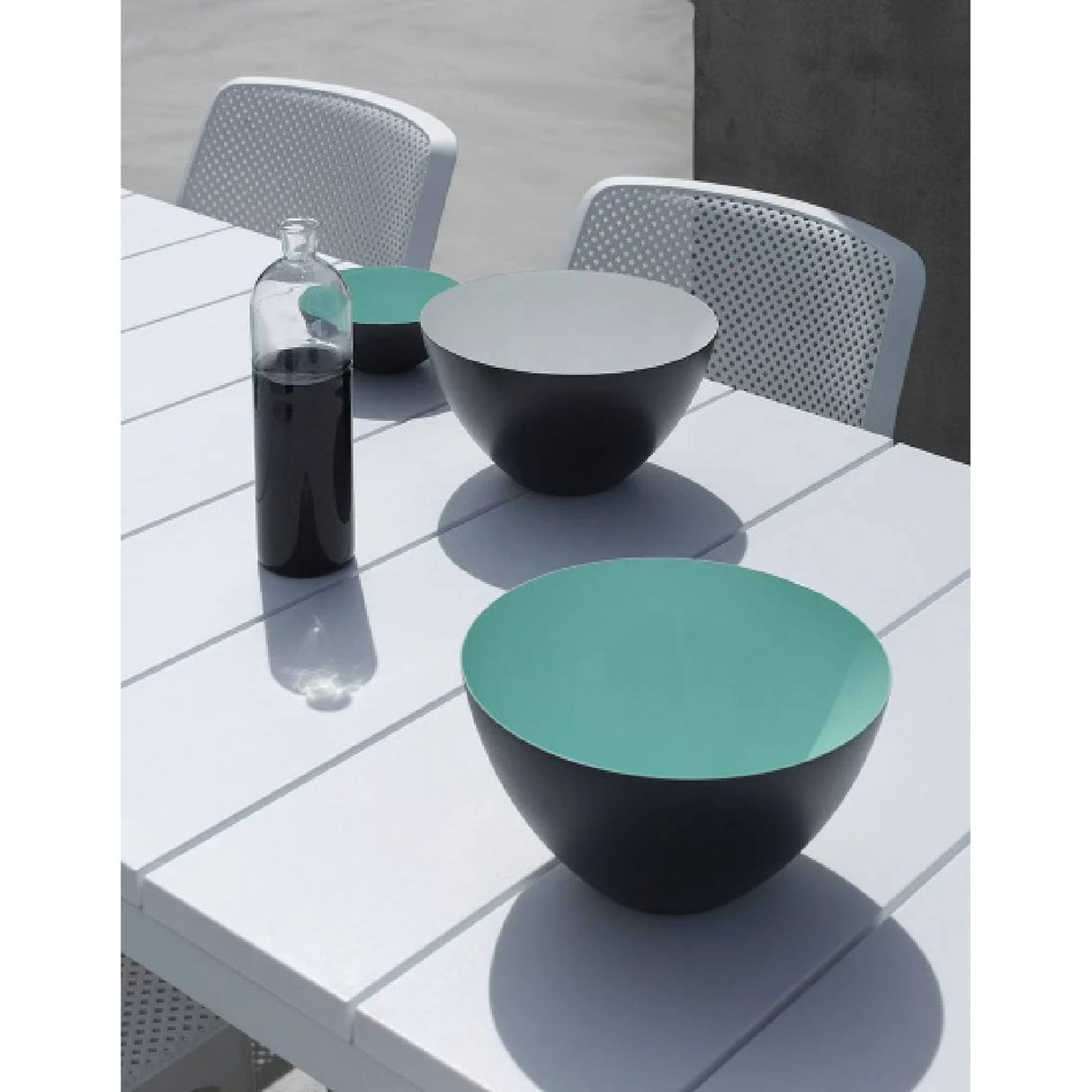 Perforated Monobloc Outdoor Dining Chair | Oroa.com