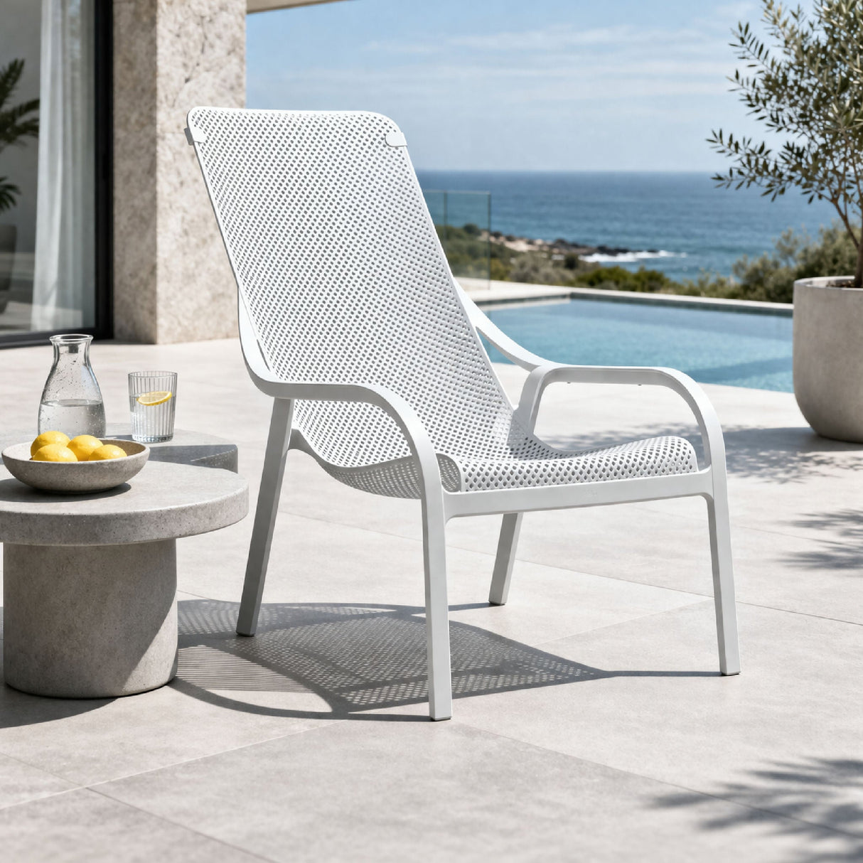 Perforated Outdoor Lounge Chair | Oroa.com