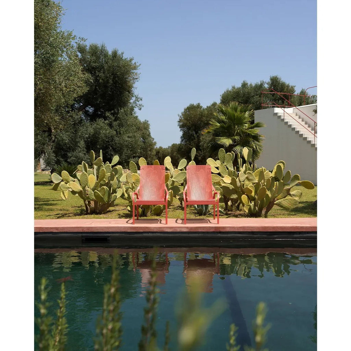 Perforated Outdoor Lounge Chair | Oroa.com